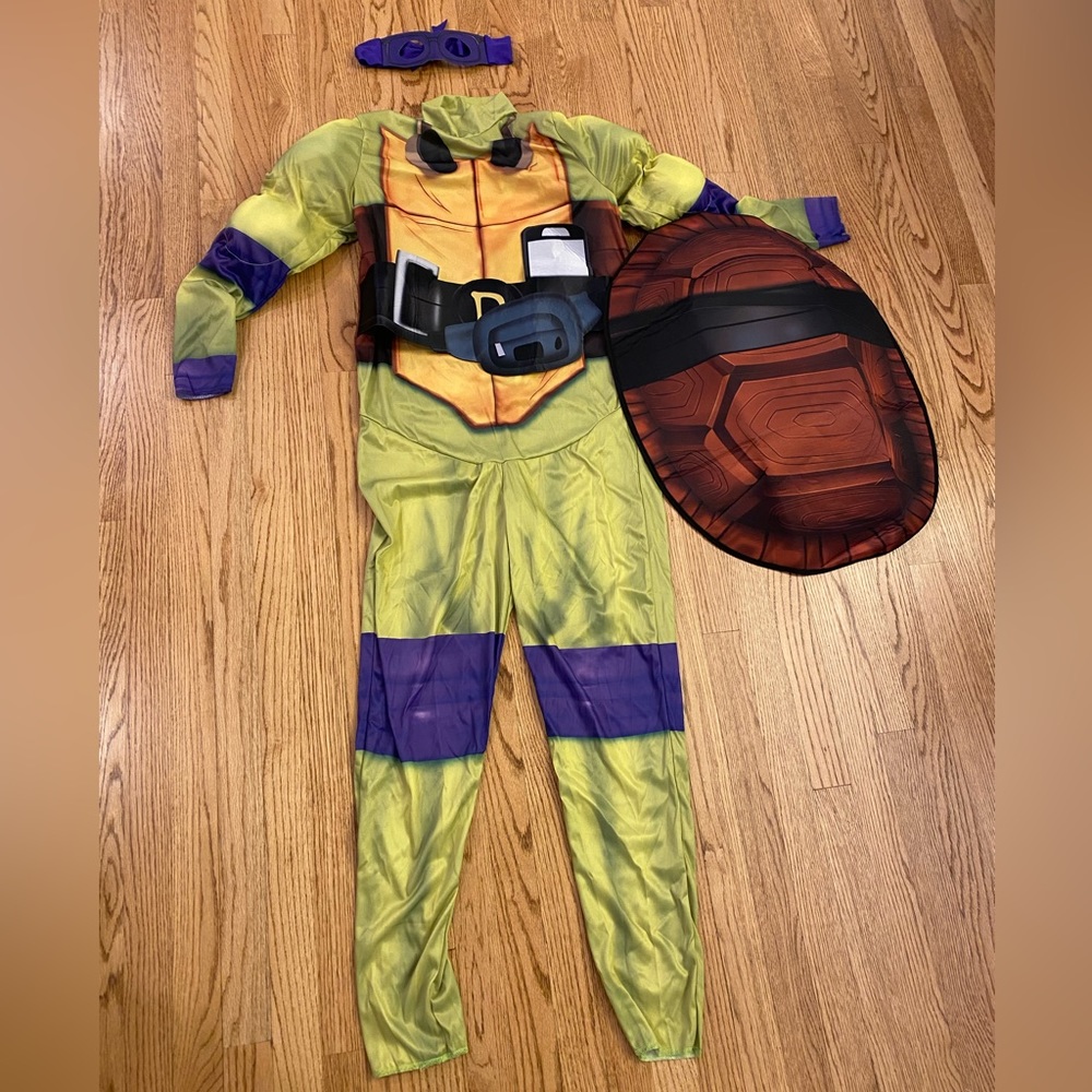 Nickelodeon Green and Purple Action Hero Costume
